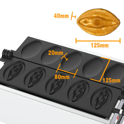 AM-W5E Máquina de fabricação de waffles de alta produtividade para o processo de assar waffles