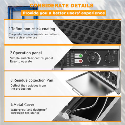 2024 Ano Voltagem 220v 20 Pcs Ferro Fundido Mini Urso em forma de Taiyaki Waffle Maker Machine