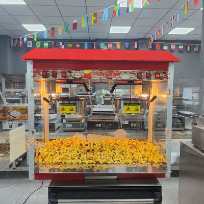 860*420*740mm Máquina elétrica de pipocas para linha de processamento de snacks