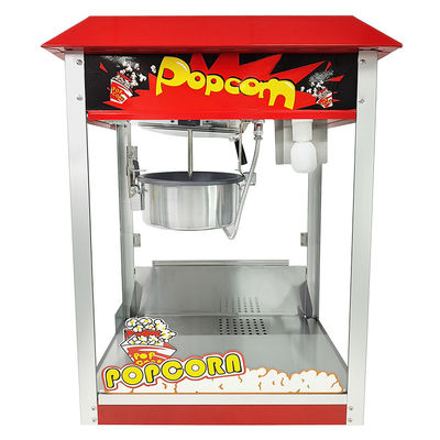 Máquina de fazer pipoca industrial vermelha para cinema