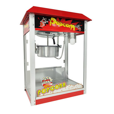 Máquina de fazer pipoca industrial vermelha para cinema