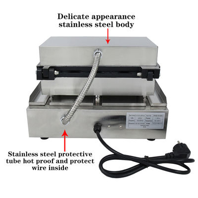 Fabricante Elétrico de Waffle para Máquinas de Snack 50-300C Superfície Não-Adesiva