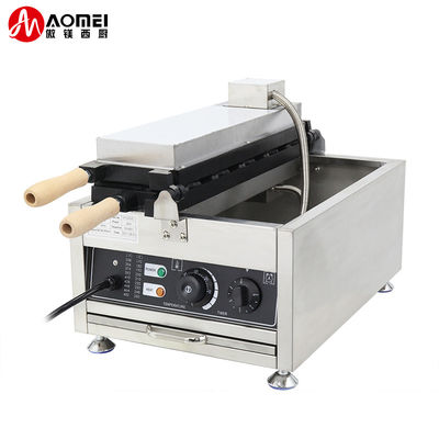 Máquina Taiyaki Elétrica de Aço Inoxidável com longa vida útil e tamanho 375 * 700 * 290mm