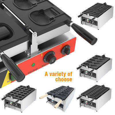 110v 220v AM-02CO Máquina de cone de waffle de sorvete em forma de animal