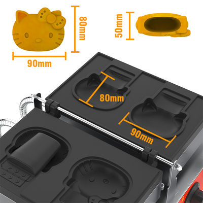 Faixa de temperatura de 50-300C em forma de gato Hello Kitty Taiyaki máquina de waffle para casa