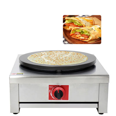 Máquina de fazer crêpe e panquecas de gás de gás líquido (LPG) para restaurantes de fast food