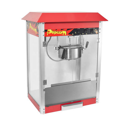 110-240V/50-60HZ Material SS para alimentos saudáveis Máquina comercial de pipoca com carrinho