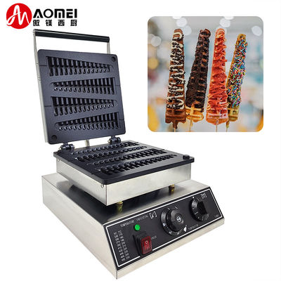 TCB-804 máquina de waffle comercial não pegajoso árvore de Natal forma waffle stick fabricante