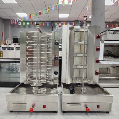 Revolucione o seu negócio de Shawarma com 3 máquinas de combustível semi-automáticas