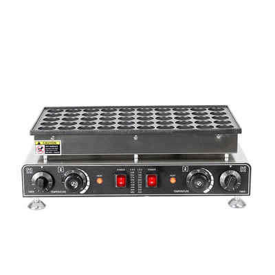 Alta produtividade 50 furos eléctricos Mini Pancake Waffle Maker para máquina de alimentos comerciais